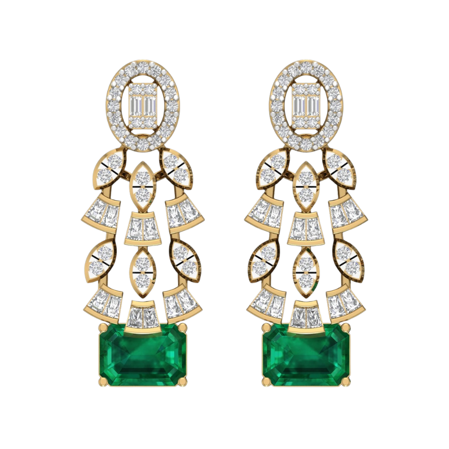 Diamond Aura Earring